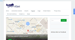 Desktop Screenshot of airlinesalert.com